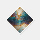 Serviette En Papier Marbre mystique (Coin)