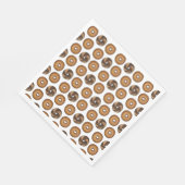 Serviette En Papier Marbre Rye Plaque Bagels Petit Déjeuner Brunch NYC (Coin)