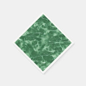 Serviette En Papier Marbre Vert (Coin)