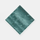 Serviette En Papier Marbre vert émeraude (Coin)