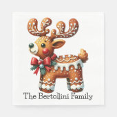 Serviette En Papier Marchandises de fête de Noël (Devant)