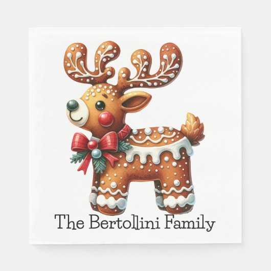 Serviette En Papier Marchandises de fête de Noël (Devant)