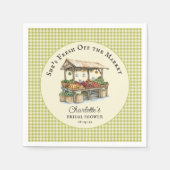 Serviette En Papier Marché des agriculteurs fraîchement ouvert Shower  (Devant)