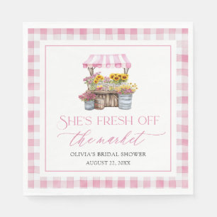 Serviette En Papier Marché des Fermiers Frais du Marché : Baby Shower 