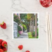 Serviette En Papier Marcher le long de Rainbow Row (En situation)
