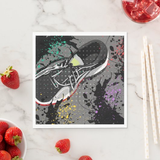 Serviette En Papier Marcher par (En situation)