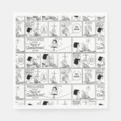 Serviette En Papier Marcie & Pepperment Patty En Classe (Devant)