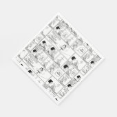 Serviette En Papier Marcie & Pepperment Patty En Classe (Coin)
