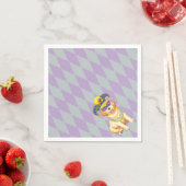 Serviette En Papier Mardi Gras (En situation)