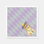 Serviette En Papier Mardi Gras (Devant)