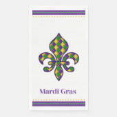 Serviette En Papier Mardi Gras (Devant)