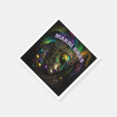 Serviette En Papier Mardi Gras (Coin)