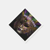 Serviette En Papier Mardi Gras (Coin)