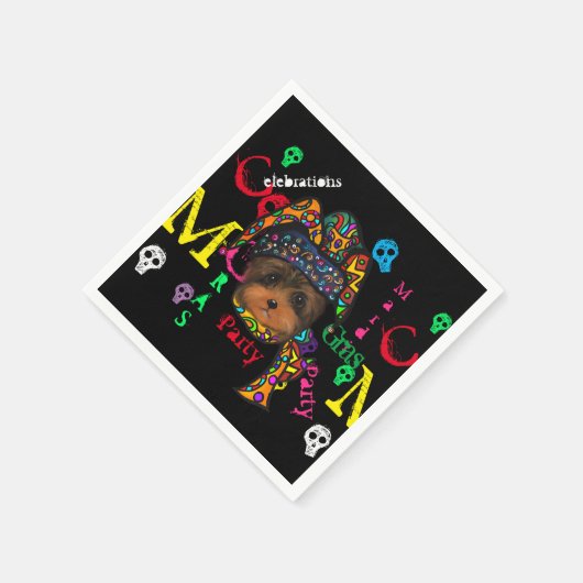 Serviette En Papier Mardi GRAS (Coin)