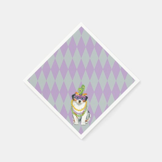Serviette En Papier Mardi Gras Aussie (Coin)