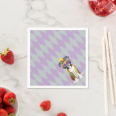 Serviette En Papier Mardi Gras Boxer (En situation)