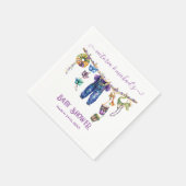 Serviette En Papier Mardi Gras Clothesline garçon Baby shower (Coin)