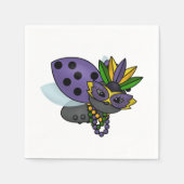 Serviette En Papier Mardi Gras Ladybug (Devant)
