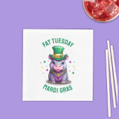 Serviette En Papier Mardi Gras Mardi Gras Mardi Hippo
