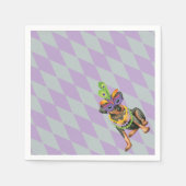Serviette En Papier Mardi Gras Min Pin (Devant)