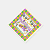 Serviette En Papier Mardi Gras Papier Napkin (Krewe of) Garçon (Coin)