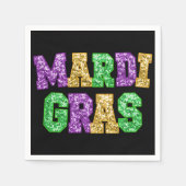 Serviette En Papier Mardi Gras Partp Papier Napkin (Devant)