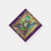 Serviette En Papier Mardi Gras Realm Portraits - La Prêtre (Coin)