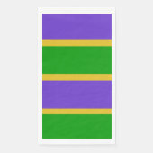 Serviette En Papier Mardi Gras Stripes (Devant)