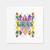 Serviette En Papier Mardi Gras Yall Street Party Carnival Cadeau (Devant)