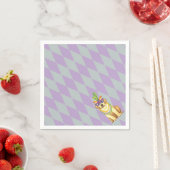 Serviette En Papier Mardi Gras YellowLab (En situation)