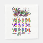 Serviette En Papier Mardi Mardi Mardi Gras (Devant)