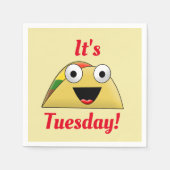 Serviette En Papier Mardi Taco (Devant)