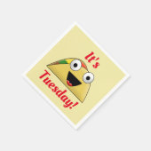 Serviette En Papier Mardi Taco (Coin)