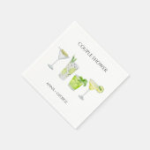 Serviette En Papier Margarita Cocktail Bridal Couples Douche (Coin)