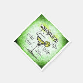 Serviette En Papier Margarita Drink Recette (Coin)