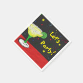 Serviette En Papier Margarita fête personnalisée (Coin)