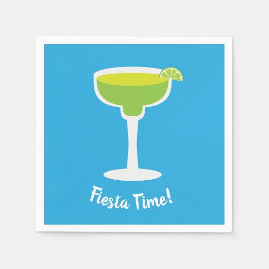 Serviette En Papier Margarita, Texte Customisé (Devant)