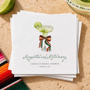 Serviette En Papier Margaritas & Matrimony Réception de Mariage