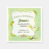 Serviette En Papier Marges et mariage Bachelorette Party (Devant)