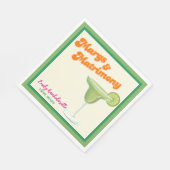 Serviette En Papier Marges & Mariage Bachelorette Week-end (Coin)