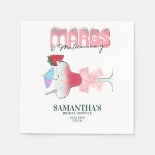 Serviette En Papier Marges Mariage Tequila Bach Fête des mariées Bienv