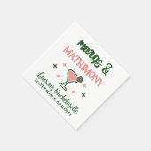 Serviette En Papier Margs & Matrimony (Coin)