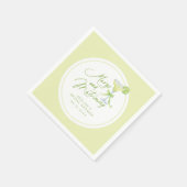 Serviette En Papier Margs Personnalisés Et Matrimonielles Fête de Mari (Coin)