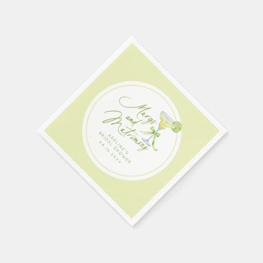 Serviette En Papier Margs Personnalisés Et Matrimonielles Fête de Mari (Coin)