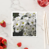 Serviette En Papier Marguerites (En situation)