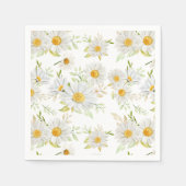 Serviette En Papier Marguerites (Devant)