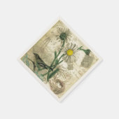 Serviette En Papier marguerites vintages (Coin)