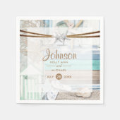 Serviette En Papier Mariage (Devant)