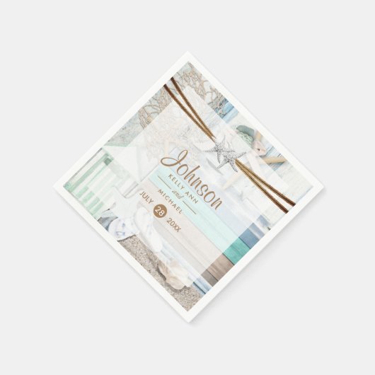 Serviette En Papier Mariage (Coin)