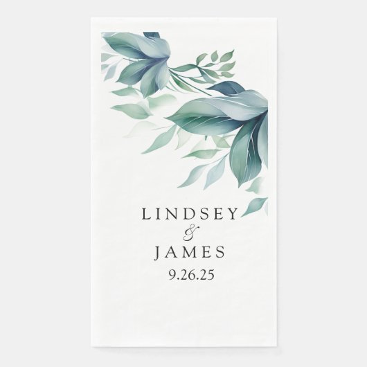 Serviette En Papier Mariage (Devant)